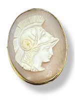 Brosche Mandile 1922 Dame Cammei antichi in Silber Conchiglia 2MCICMMAU1